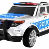 Kinder-Polizei-SUV mit Batterie, Sirenen, Lichtern, Megafon und Fernbedienung