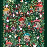 Puzzle Gibsons The Art File: Weihnachtsdörfchen 1000 Teile