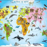 Larsen Lernpuzzle Tiere der Welt 28 Teile