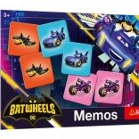 Pexeso Batmans Fuhrpark Batwheels
