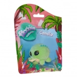 Grünes Plüschspielzeug Krokodil Flockies