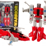 Robot-Hubschrauber 2-in-1 Transformation X-Warrior Rot