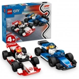 LEGO City F1 Rennwagen WILLIAMS Racing und HAAS