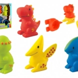 Set zerlegbarer Spritz-Dinosaurier für die Badewanne LITTLE HERO MIX 'N MATCH