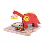 Bigjigs Rail Dinosaurier-Kran