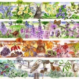 Puzzle TREFL Premium Plus Tea Time: Vier Jahreszeiten 1000 Teile