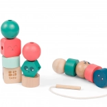 Holz-Fädelperlen für die Kleinsten