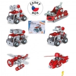 Konstruktionsset Kleiner Mechaniker Feuerwehrfahrzeuge – Feuerwehr