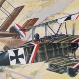 Modellflugzeug Fokker Dr.1