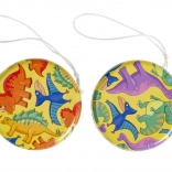 Metall-Jo-Jo mit Dinosaurier-Motiv