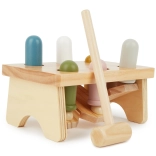 Bieco Holz-Klopfbank mit Hammer