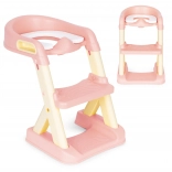 Kinder-WC-Sitz mit Treppe rosa ECOTOYS