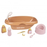 Puppenbadewanne Baby Nurse mit Zubehör