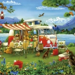 Educa Puzzle Camping 1000 Teile