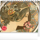 Tischkalender Alfons Mucha 2024