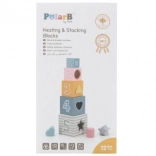 PolarB Turm aus Bauklötzen mit Formenklassifizierung