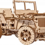 Holzmodell Jeep 4x4 - 570 Teile