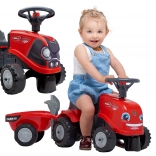 Rutschfahrzeug-Traktor BABY CASE IH mit Anhänger und Zubehör