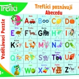 Puzzle Treflis lernen das Alphabet 30 Teile