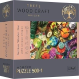 Puzzle Bunte Cocktails TREFL Wood Craft Origin 501 Stücke