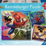 Puzzle 3x49 Teile SPIDERMAN