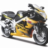Modell Motorrad Suzuki GSX-R600 mit Ständer 18