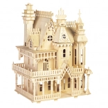 Woodcraft Holz-3D-Puzzle – Villa