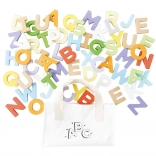 Le Toy Van Holzalphabet in Stofftasche, 60 Stk.
