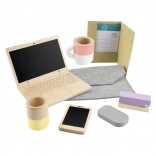 Fisher-Price Holz-Homeoffice-Set für Kinder (9 Teile)