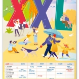 Familien-Wandplanungskalender XXL 2026
