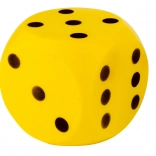 Androni weicher Würfel 10 cm – gelb