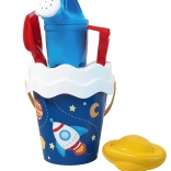 Androni Sandspiel-Set Weltraum mit Gießkanne – mittel
