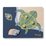 Hauck Holzpuzzle mit Griffen Turtle