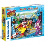 Maxi-Puzzle 24 Teile Mickey Rennfahrer