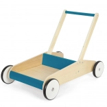 Small Foot Holz-Lauflernwagen blau
