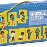 Kinderpuzzle Anziehen 10 Teile Djeco