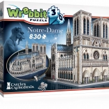 3D-Puzzle Kathedrale Notre-Dame von WREBBIT, 830 Teile