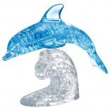 3D Kristallpuzzle Springender Delfin