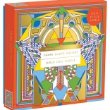 Metallisches Puzzle Frank Lloyd Wright – Hotel Imperial 500 Teile