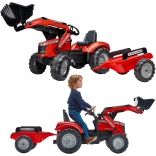 Trettraktor MASSEY FERGUSON mit Anhänger und Frontschaufel ab 3 Jahren