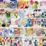 Puzzle Ein Jahr in Großbritannien 1000 Teile