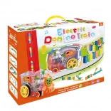 Zug mit Dominosteinen-Set