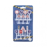 Verkehrszeichen – Lernset 14 Stk., Kunststoff-Modelle 5,5 cm