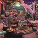 Ravensburger Puzzle Mein gemütliches Boho Refugium 1000 Teile