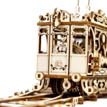 Holz-3D-Puzzle Straßenbahn mit Schienen WOODEN CITY (273 Teile)