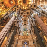 EDUCA Puzzle Sagrada Família – Innenraum, Barcelona (Spanien), 1000 Teile