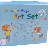 Großes Kunstset im Koffer mit 208 Teilen