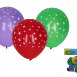 Aufblasbare Ballons mit Sternendruck - Set von 5 Stk.