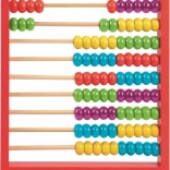 Rotes hölzernes Abakus WOODY