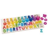 Montessori alphanumerisches Puzzle - Buchstaben und Zahlen